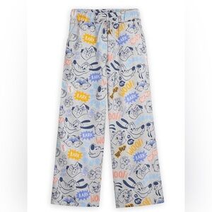 DISNEY Critter Chais Collection Sweatpants Loungewear Gray Thick Sweats Pants